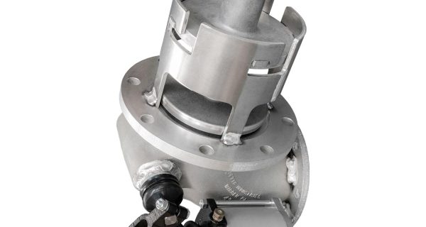 Válvula De Emergencia Neumática De Fondo De 4” En Acero Inoxidable 316 Para Combustible y Químicos