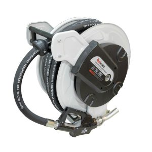 Carrete Retráctil REELWORKS 1″ para Combustibles y Aceite – 15M, 1260 PSI